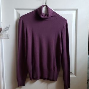 Ann Taylor Purple Turtleneck